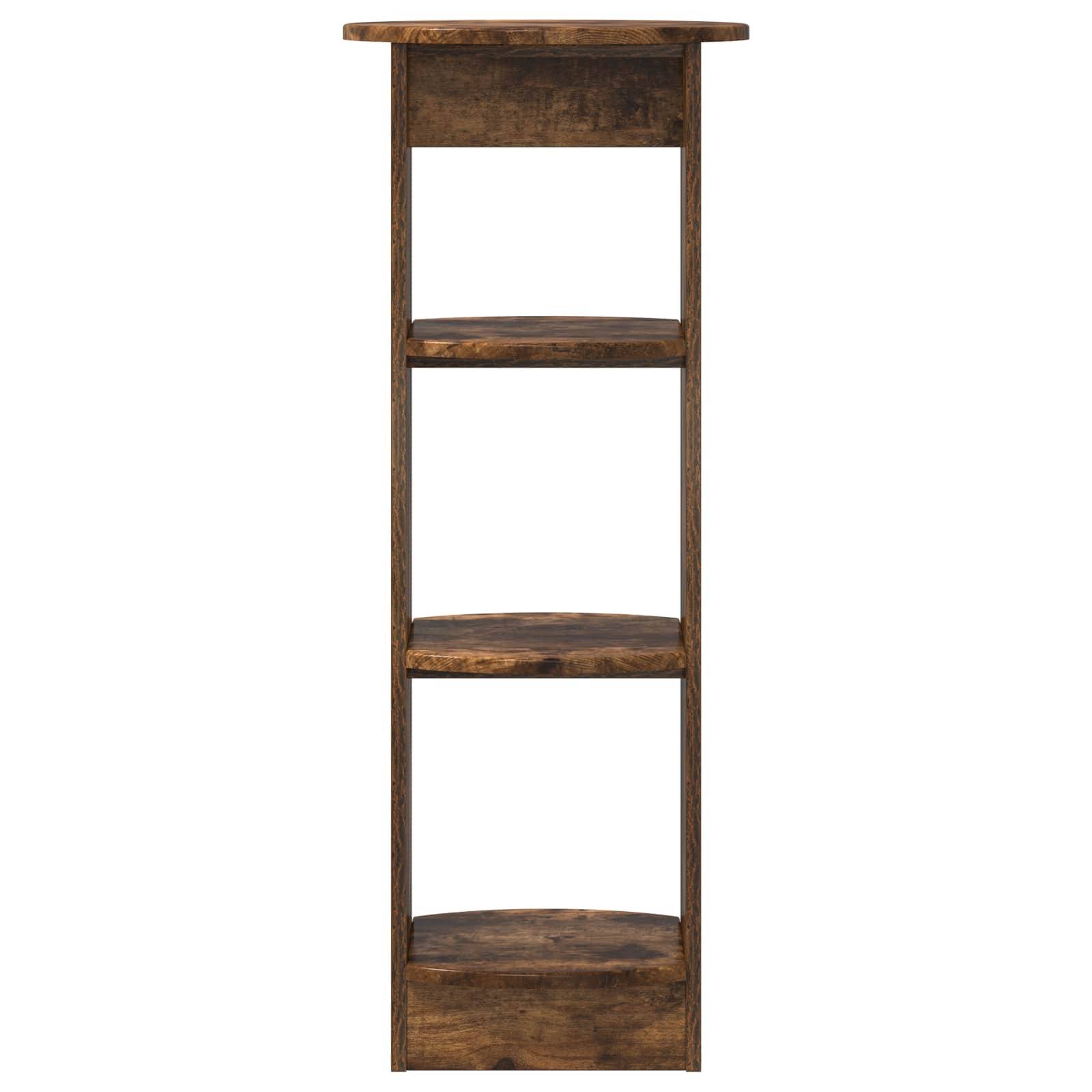 vidaXL Seitenschrank Geräucherte Eiche 40 x 40 x 100 cm Holzwerkstoff