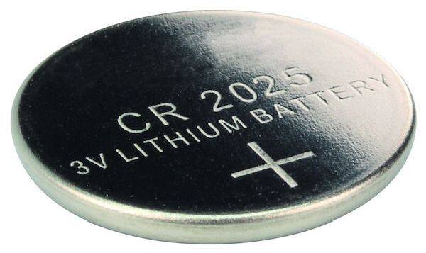 PROTEC.class Kennzeichnungssystem Knopfzellen-Batterie PKZ25R CR2025 Lithium 3V 165mAh (MHD)