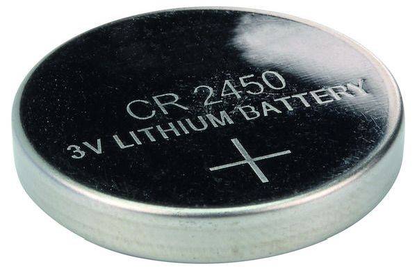 PROTEC.class Kennzeichnungssystem Knopfzellen-Batterie PKZ50R CR2450 Lithium 3V 630mAh (MHD)