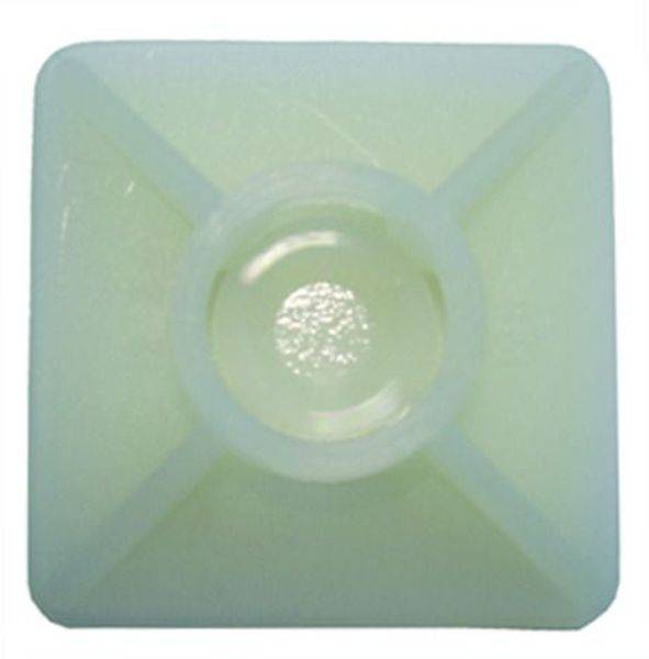 PROTEC.class Kabelbinder Befestigungssockel 19x19mm PKB-BS schwarz selbstklebend