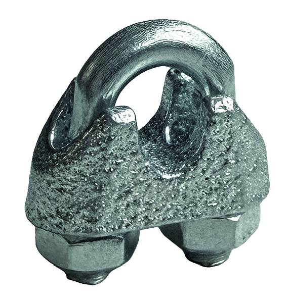 PROTEC.class Leuchten Drahtseilklemme PDSK3 3mm 1/8" Stahl verzinkt