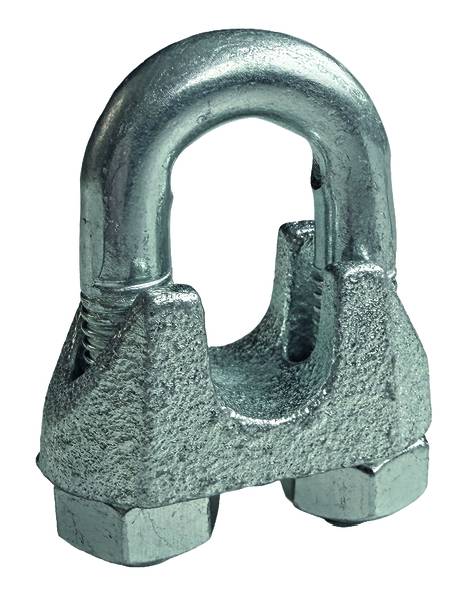 PROTEC.class Leuchten Drahtseilklemme PDSK10 10mm 3/8" Stahl verzinkt