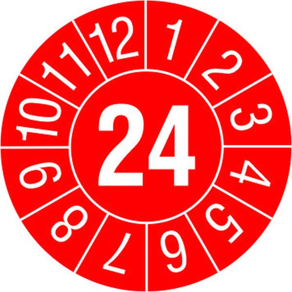 PROTEC.class Prüfplakette PPPP2024 108 Prüfplaketten