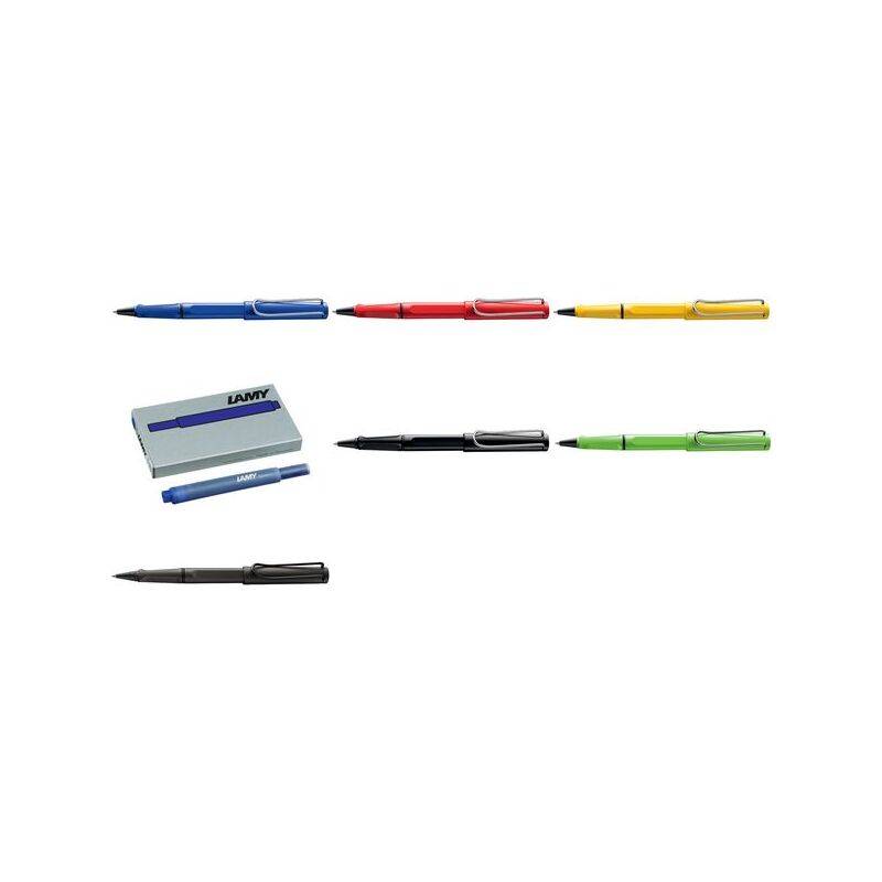 LAMY safari roll-ink green Tintenroller, mit Tintenpatrone