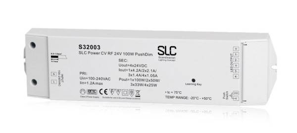 The Light Group LED-Betriebsgerät LB25 SLC HF Driver CV 24V 100W Tastdimer
