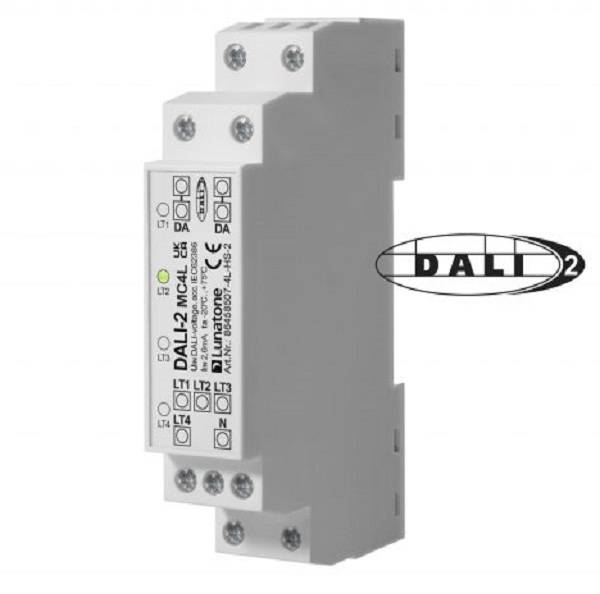 Lunatone Lighting GmbH Tasterkoppler DALI-2 MC4L DIN Rail