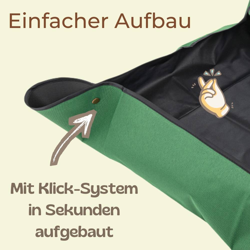 2er Set Pflanzen Umtopfmatte Wasserdicht Pflanzunterlage Faltbar Pflanzenmatte Tragbare Gartenmatte Grün Pflanzwanne Pflanzen Zubehör Umpflanzmatte