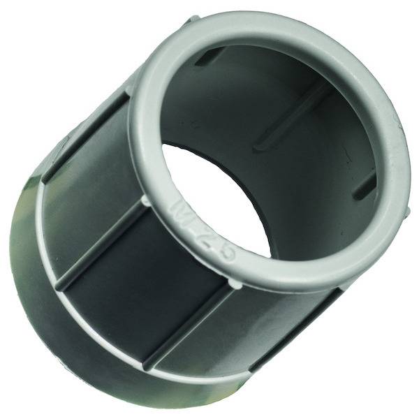 PROTEC.class Bügelschellen/Gegenwannen Rohrendtülle M25 PRET 25 Kunststoff grau