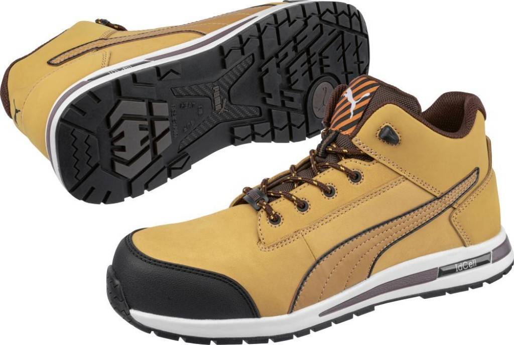 Sicherheitsschnürstiefel DASH WHEAT Mid 633180, S3 SRC HROZulassung/NormEN ISO 20345, S3 SRC HROEigenschaften Vorderkappenschutz Hitzebeständi