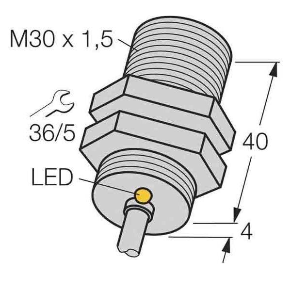 Turck Sensor BI10-G30-Y1
