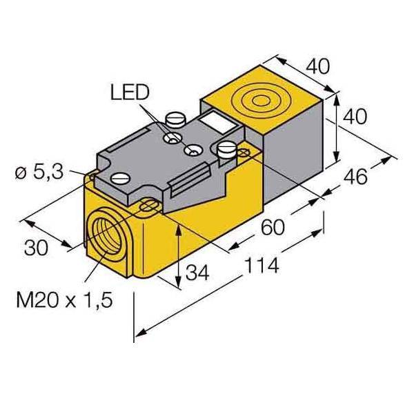 Turck Sensor Bi20-CP40-VP4X2