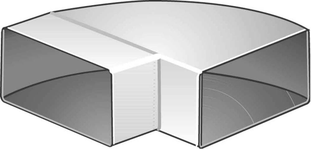 Helios Ventilatoren Flachkanalbogen FLB 100H