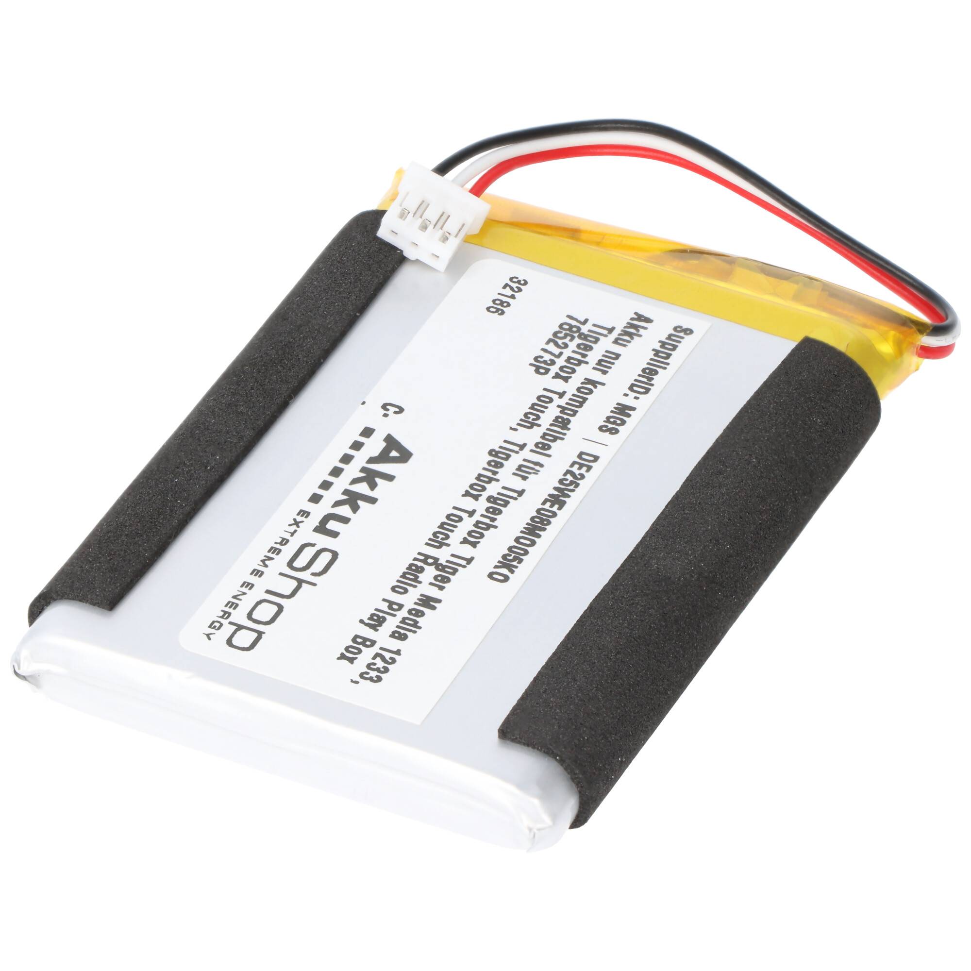 Akku nur kompatibel für Tigerbox Tiger Media 1233, Tigerbox Touch, Tigerbox Touch Radio Play Box 785273P