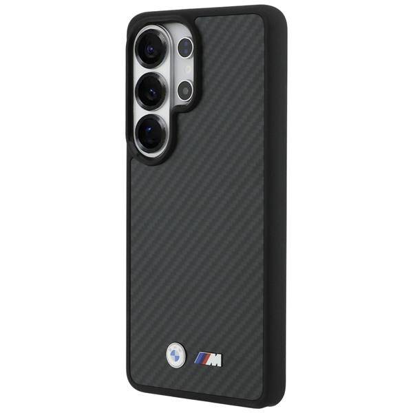 BMW Hülle Galaxy S26 Ultra Carbon-Optik schwarz MagSafe Logo Metall