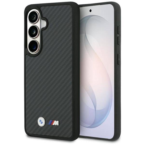 BMW Hülle Galaxy S26 Carbon-Optik schwarz MagSafe Logo Metall