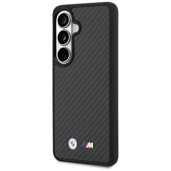 BMW Hülle Galaxy S26 Carbon-Optik schwarz MagSafe Logo Metall