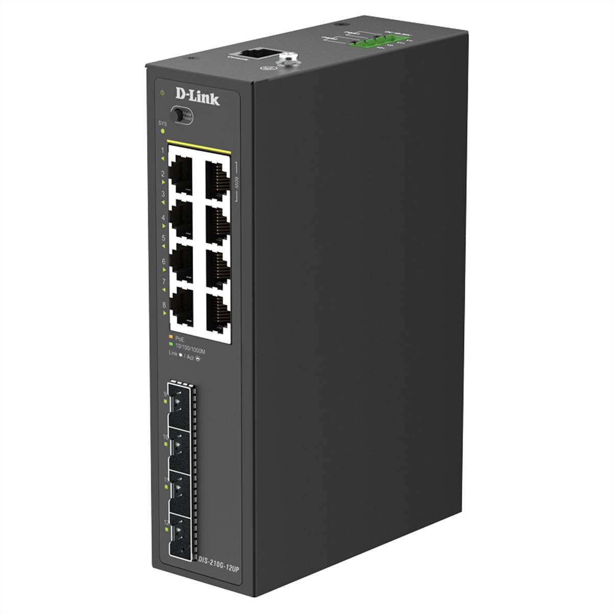 DLink Deutschland 12-Port Gigabit Switch DIS-210G-12UP
