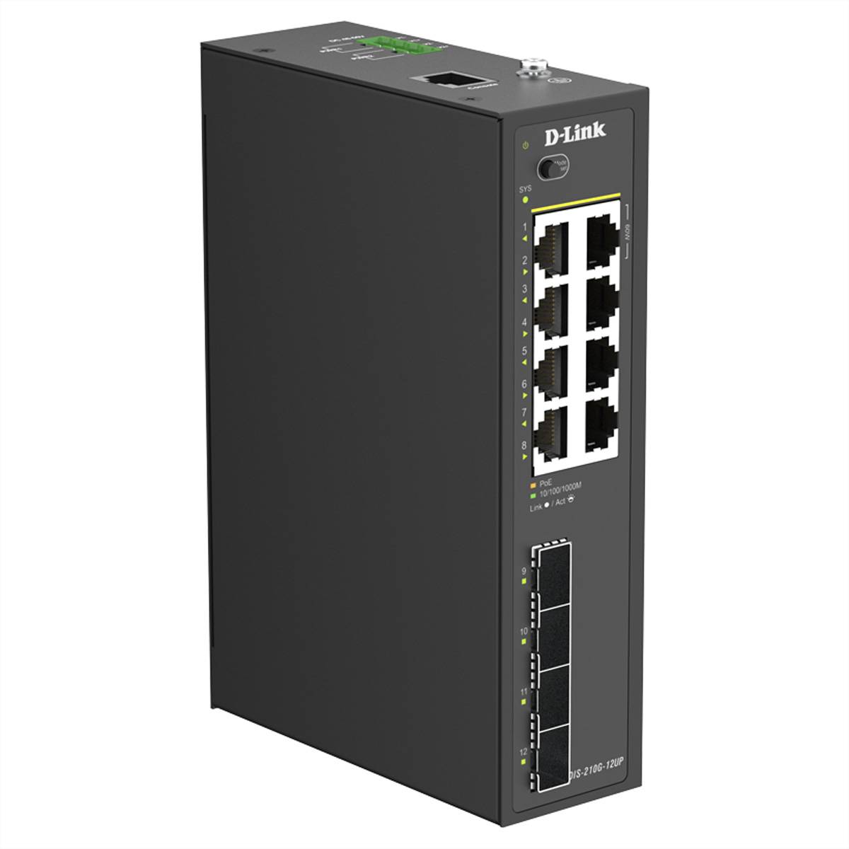 DLink Deutschland 12-Port Gigabit Switch DIS-210G-12UP