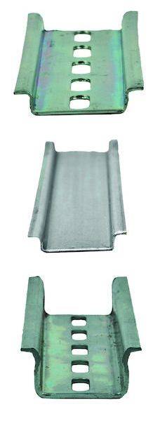 PROTEC.class Bügelschellen/Gegenwannen Hutprofilschiene PHPS75G 7,5x35 2m gelocht (ME=MTR!)