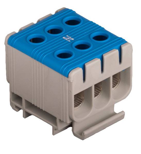 Pollmann Universalklemme UK 50/3N blau 3polig