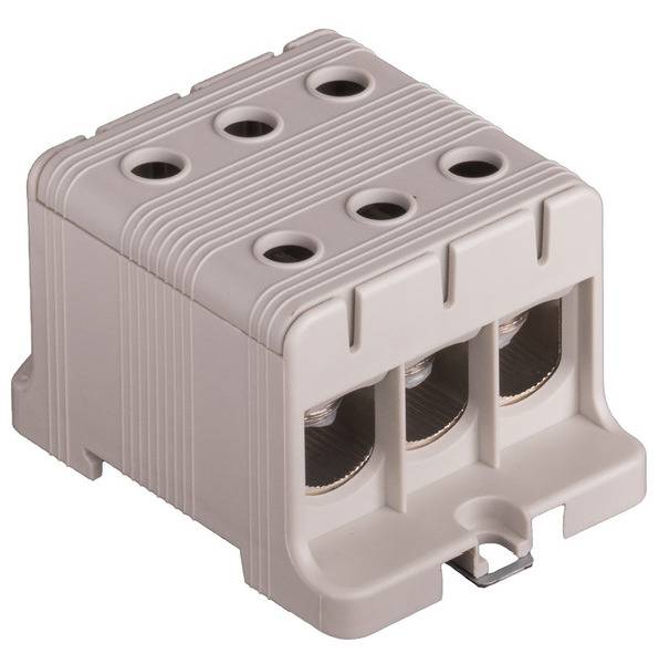 Pollmann Universalklemme UK 95/3A grau 3polig