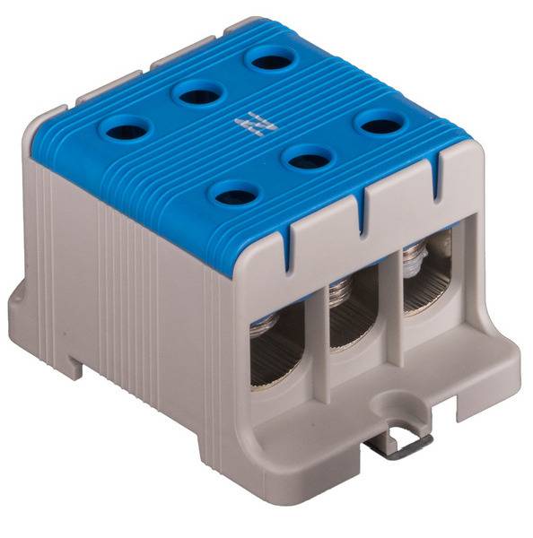 Pollmann Universalklemme UK 95/3N blau 3polig