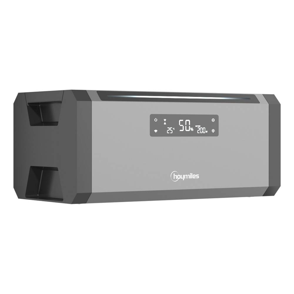 5,76 kWh 1880W HiBattery HB-1920 Speichersystem Doppelglas Solarmodule inkl. Hoymiles HMS-1600-4T Wechselrichter 1-phasig