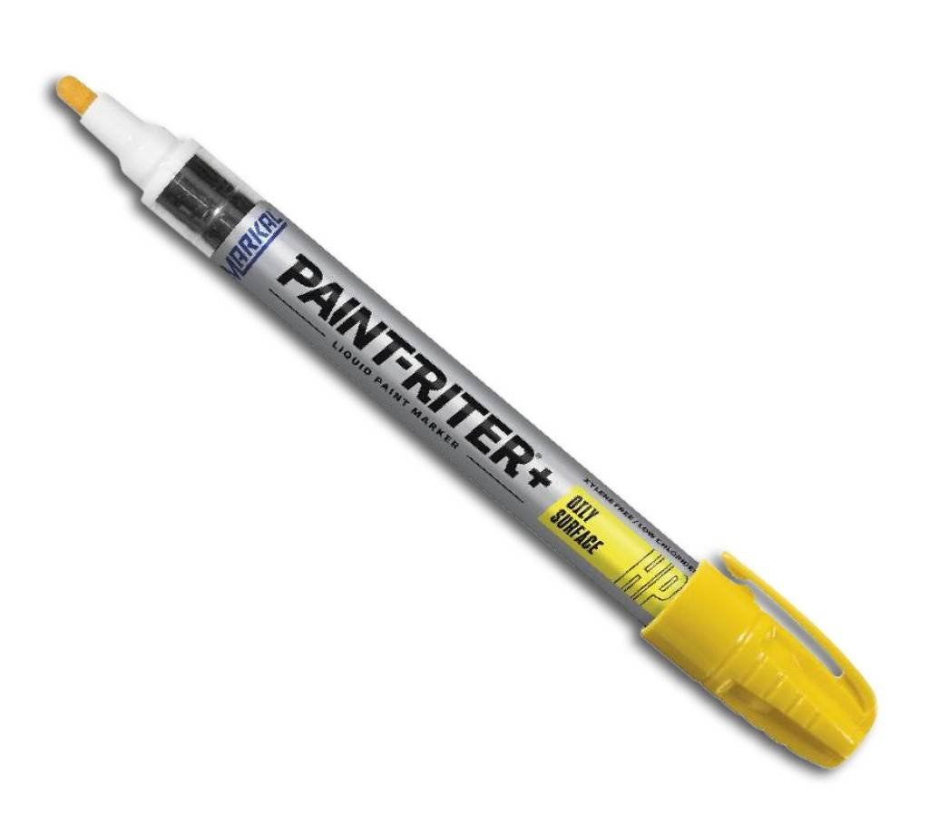 Industrie-Lackmarker Paint-Riter Oily Surface HP Xylolfrei Schreibt auf öl- und fetthaltigen Oberflächen Schnell trocknend Abriebfest, w