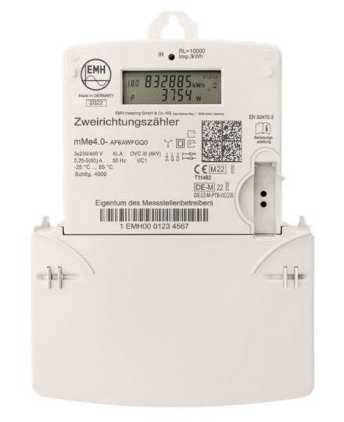 Lingg & Janke OHG Zweirichtungszähler EZ-EMH MMe 4.0 KNX Blue