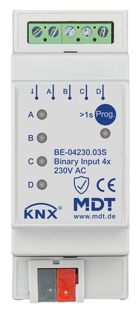 MDT technologies KNX Binäreingang 4-fach BE-04230.03S