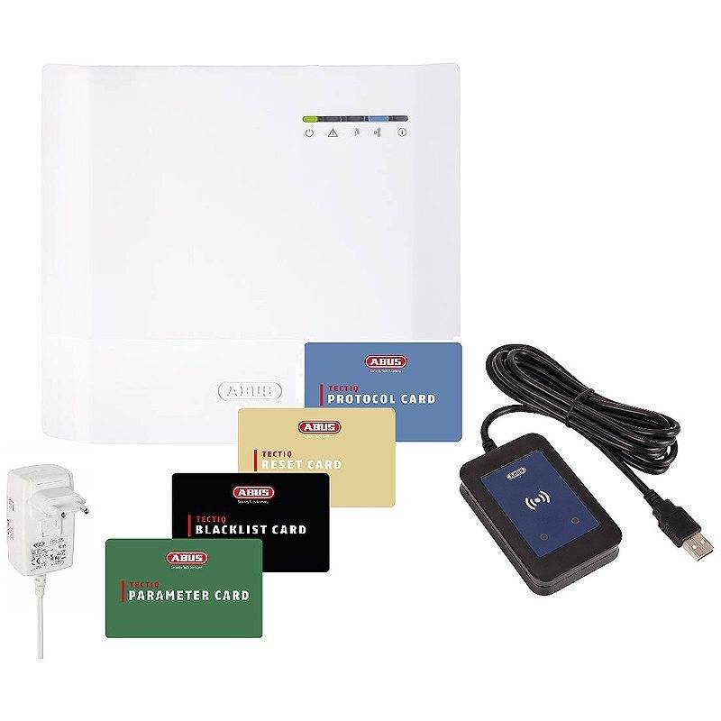 ABUS TECTIQ Starter-Set Zentrale Tischleser Karten, Jetzt Angebot anfordern:vertrieb@expert-security.de- Gerne Planen w