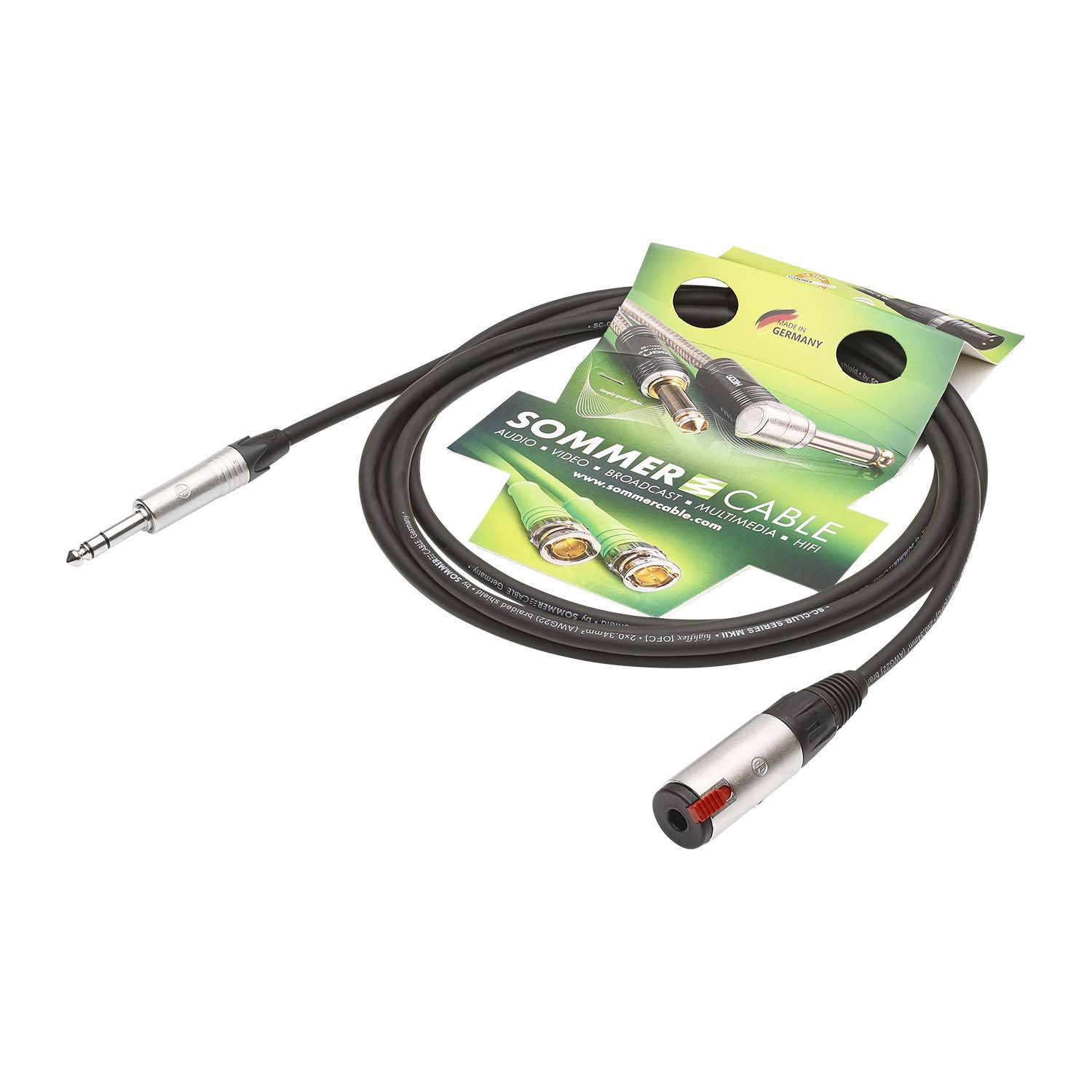 Patchkabel Club Series MKII, 2 x 0,34 mm² | Klinke / Klinke, NEUTRIK®
