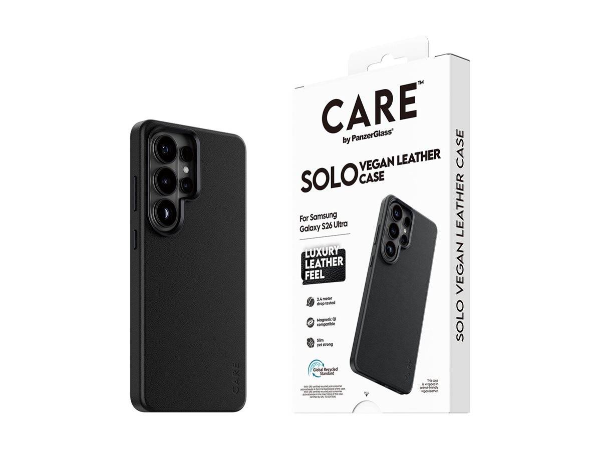 PANZERGLASS - CARE by PanzerGlass Solo - Hintere Abdeckung für Mobiltelefon - Qi - Polyurethan (PU)