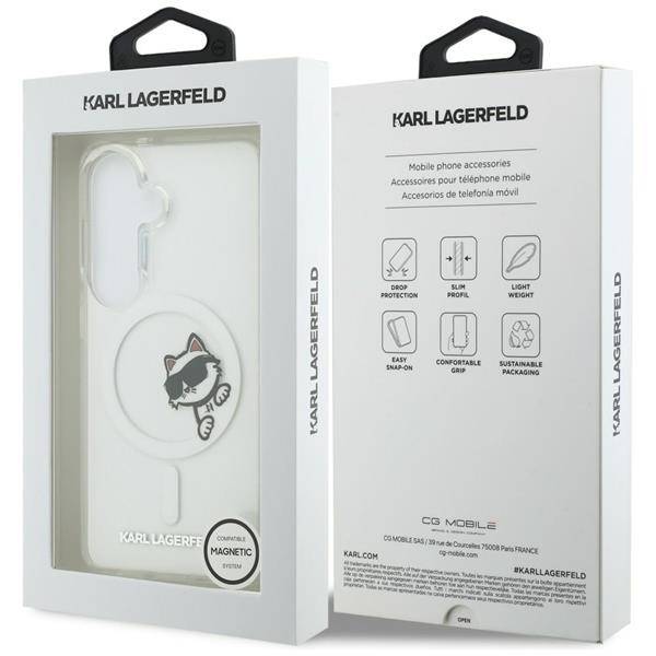 Hülle Karl Lagerfeld Galaxy S26 transparent MagSafe Katze Choupette Logo