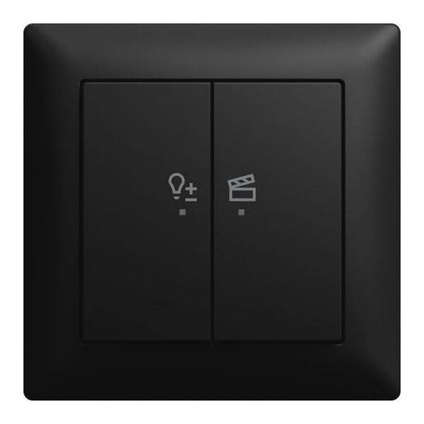 Busch-Jaeger LED-Dimmer-Set 62851 UJ-915-WL schwarz matt