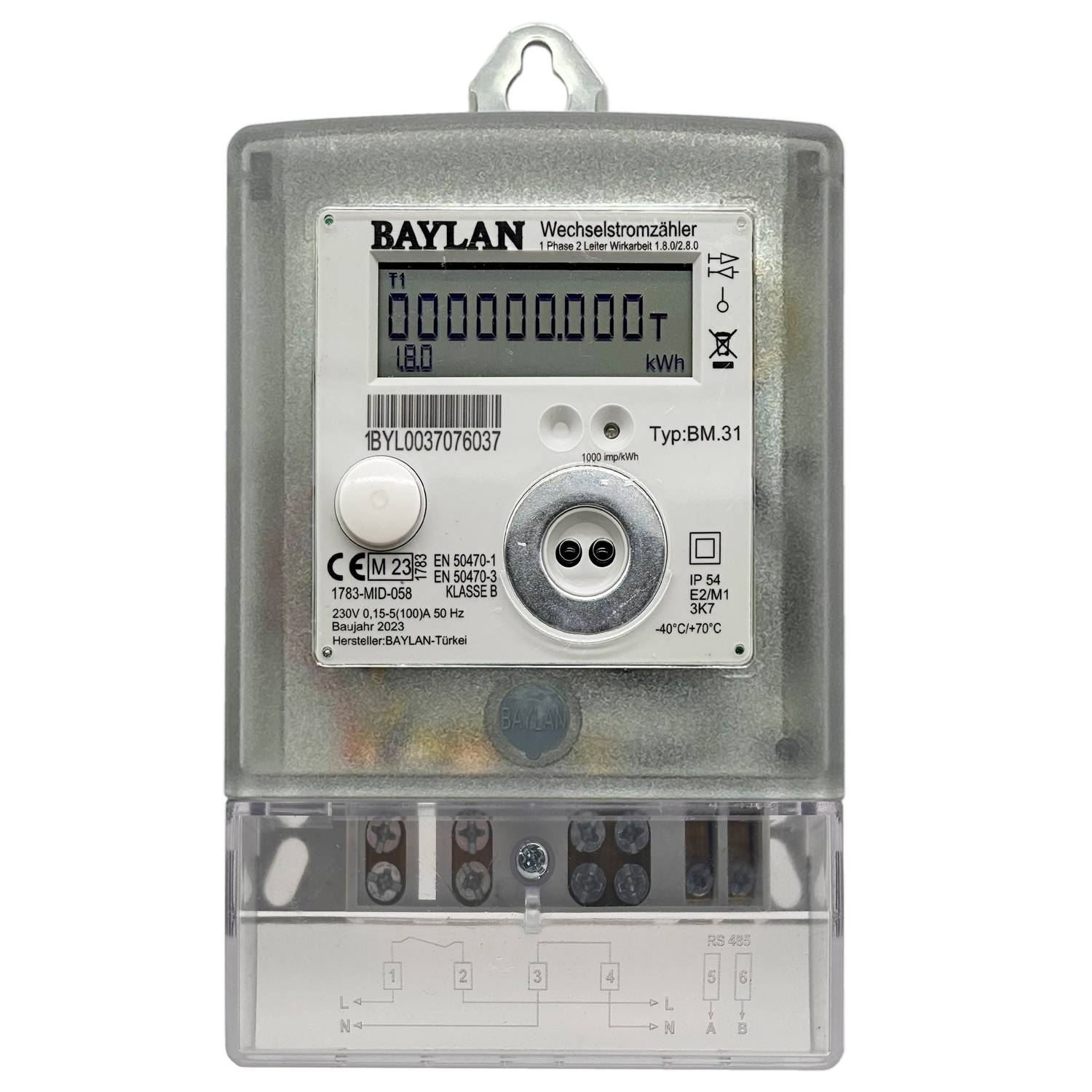 BAYLAN BM.31 - 2R WSZ für Zählerplatzmontage