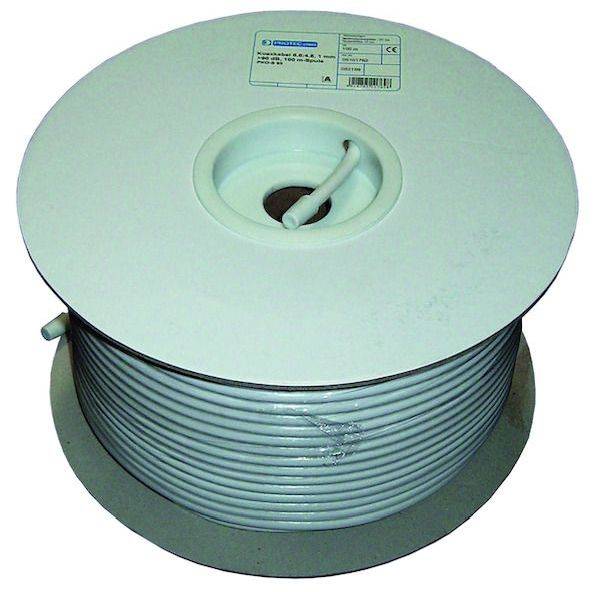 PROTEC.class Antennentechnik Koaxialkabel 100dB PKO-S100 6,8mm Spule100m Fca