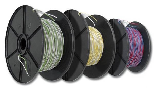 CobiNet GmbH YV-Schaltdraht 2x0,8/1,4 rot/blau Rolle: 100 m