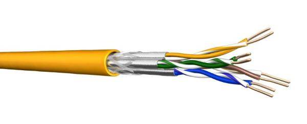 Draka Comteq Datenkabel Cat7A 1500MHz Dca UC1500HS 2x4P22 S/FTP LSHF gelb TR500