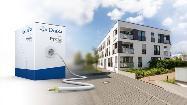 Draka Comteq LWL-Innenkabel idrop 900 Dca UC Home I-VH 4E9 OS2 Box250m