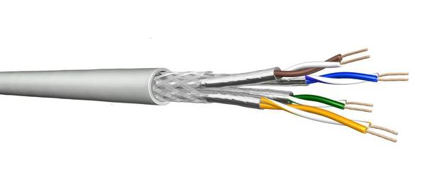 Draka Comteq Datenkabel flex Cat7 1000MHz Dca UC900FLEX 4P26 S/FTP LSHF schwarz TR500
