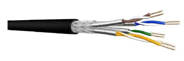 Draka Comteq Datenkabel Cat7 1000MHz GreenConnect 4P23 S/FTP PE schw. TR500