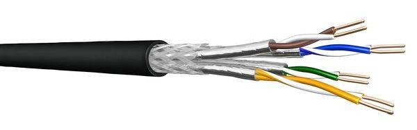 Draka Comteq Datenkabel Cat7 1000MHz UC900SS 4P23 S/FTP PE schwarz RG50