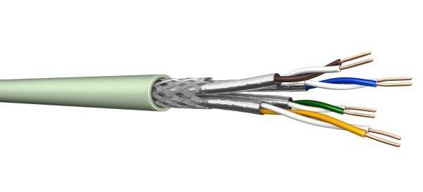 Draka Comteq Datenkabel Cat7 1000MHz Eca GreenConnect 4P23 S/FTP LSHF grün TR500