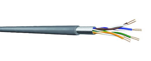 Draka Comteq Datenkabel flex Cat5e 300MHz Eca UC300S 4P26 F/UTP LSHF grau TR1000