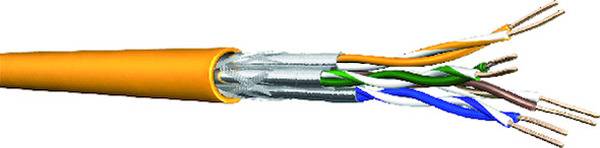 Draka Comteq Datenkabel Cat7 1000MHz Eca Basic 4P23 S/FTP LSHF orange TR1000
