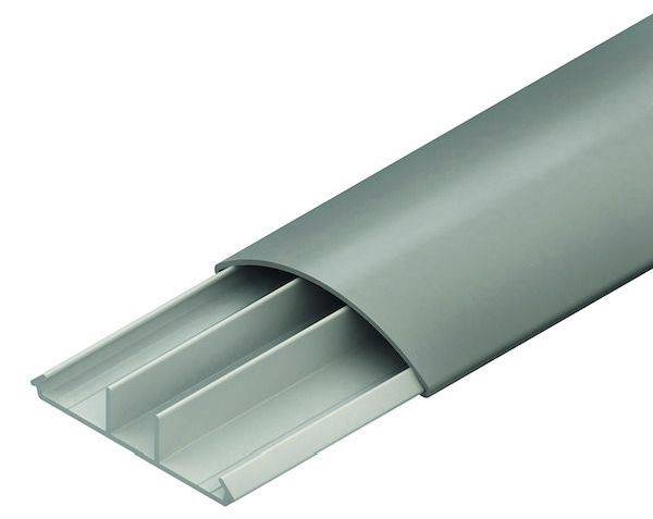 PROTEC.class Kabelkanal Bodenkanal mit Deckel PBKD 1874 SG +Deckel 18x74mm