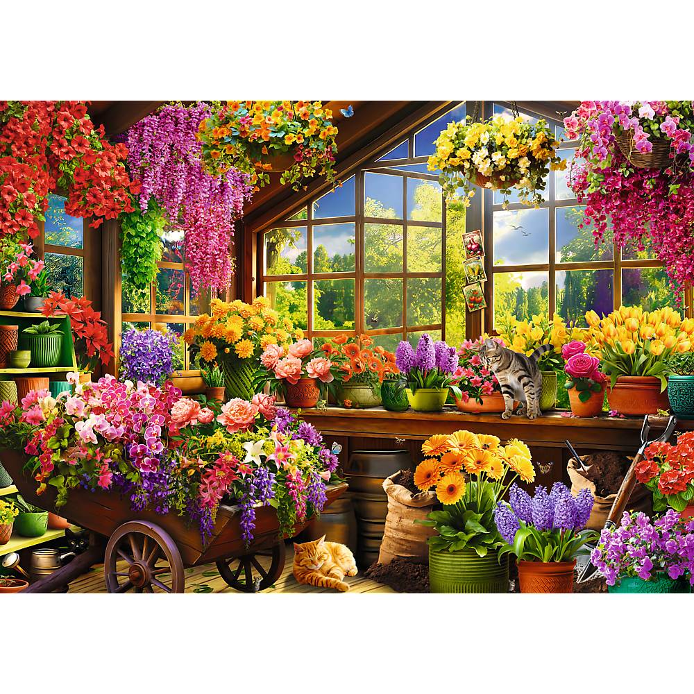 Trefl, Vorbereitung auf den Frühling, 1000 Teile Premium Plus Puzzle