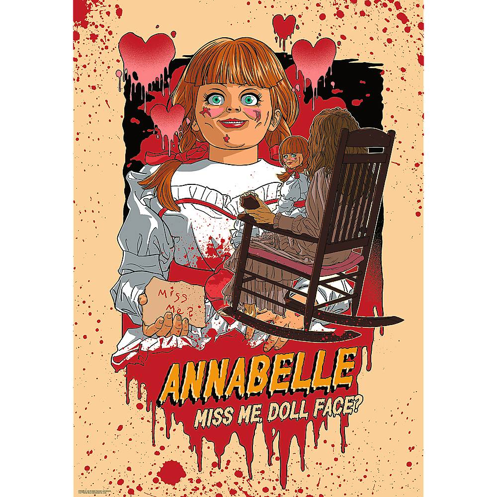 Trefl, Hall of Horror, Annabelle, 1000 Teile Premium Plus Puzzle