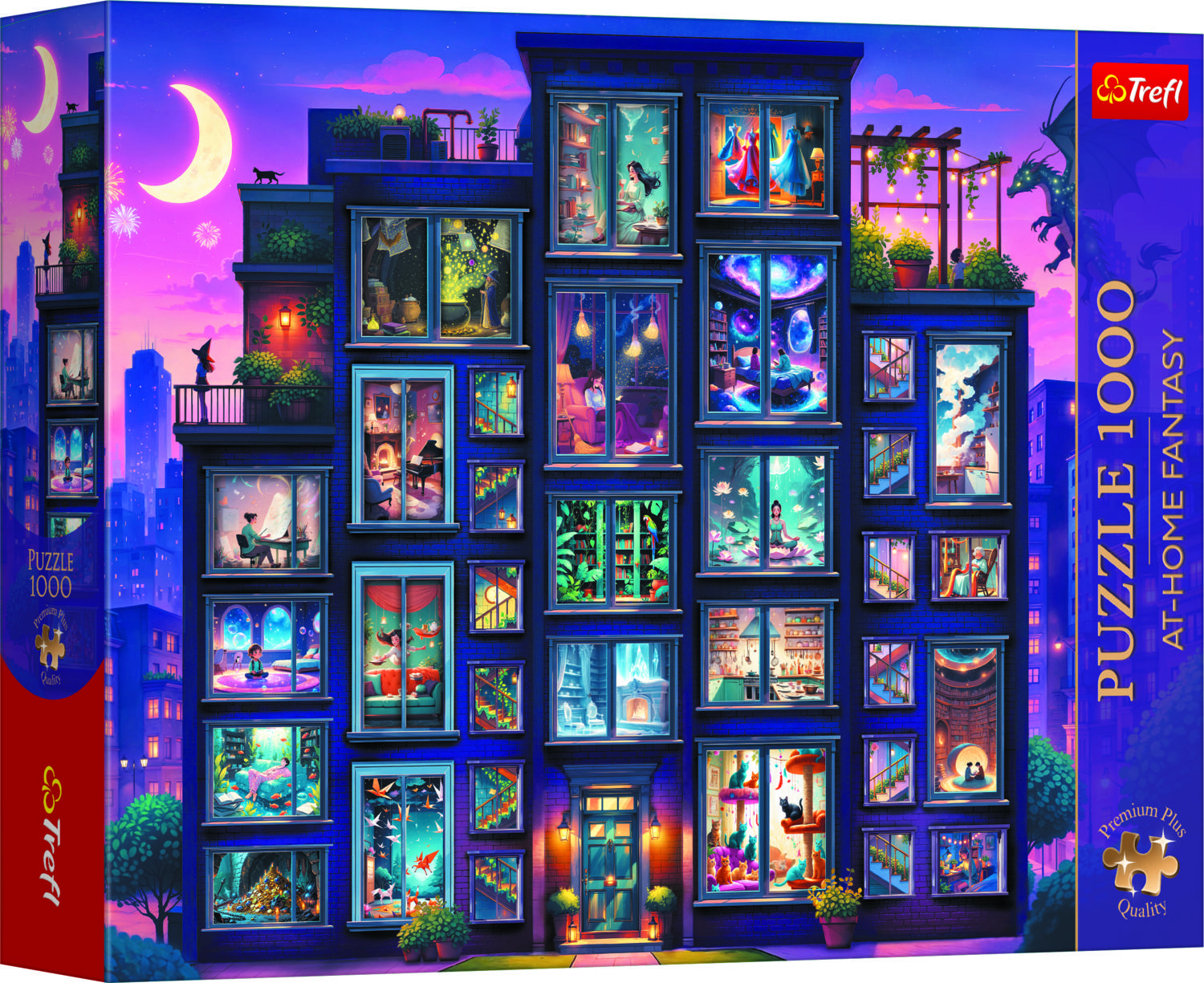 Trefl, Nacht voller Geschichten, 1000 Teile Premium Plus Puzzle